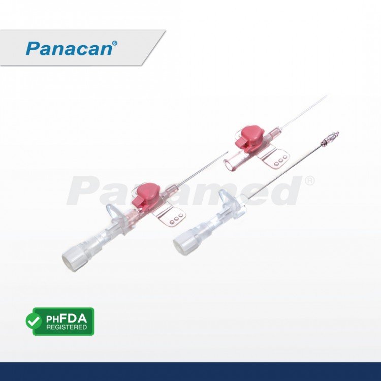 Panacan Safety IV Cannula with Wing and Port